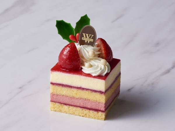 スペシャリテやツリーをイメージした人気商品など多彩な味わい。ヴィタメールクリスマス限定カットケーキ