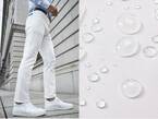 オーダースーツの銀座サカエヤが、超撥水・防汚加工を施した仮縫付フルオーダーホワイトジーンズの受注開始