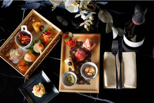 新春にふさわしい華やかなバータイムをお届け。ウェスティン都ホテル京都で味わういちごのイブニング・ハイティーとカクテル