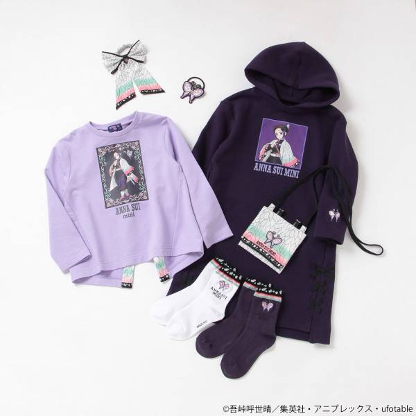 鬼滅の刃×アナ スイ、禰豆子と胡蝶姉妹をイメージしたバッグやアクセサリーなど全48アイテムを発売
