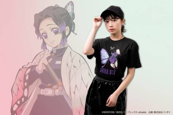 鬼滅の刃×アナ スイ、禰豆子と胡蝶姉妹をイメージしたバッグやアクセサリーなど全48アイテムを発売