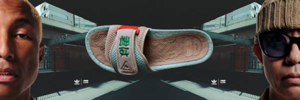 ファレル・ウィリアムス×NIGO®、アディダスから2型の限定フットウエアをリリース