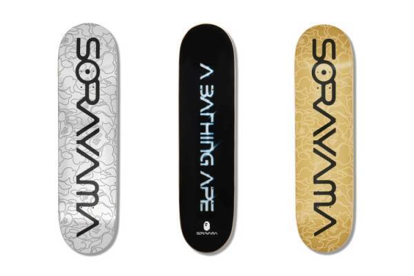 べイプと空山基のコラボ第2弾! クラシックなBAPE®アイテムがフューチャリスティックな印象に