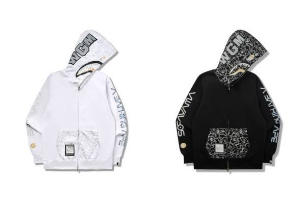 べイプと空山基のコラボ第2弾! クラシックなBAPE®アイテムがフューチャリスティックな印象に