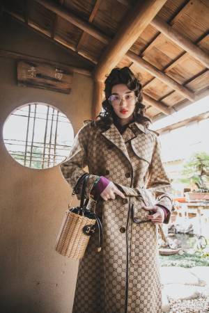 Our Fashion Story 【vol.2_石田夢実が出会う、春のグッチとジャポニズム - GUCCI X BONSAI】