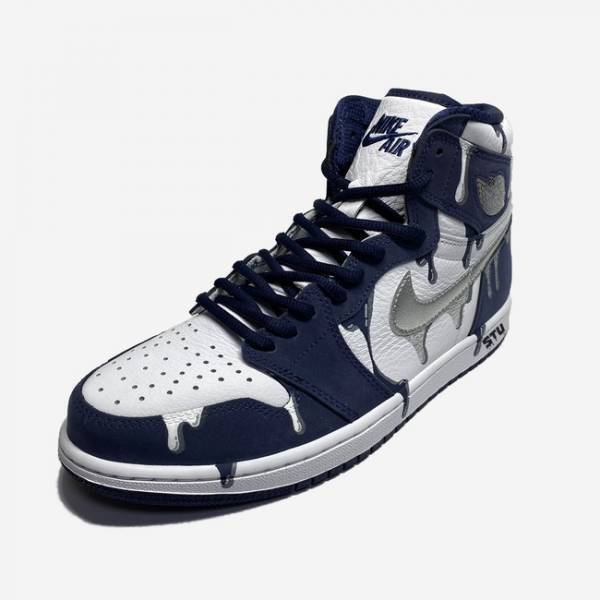 スチュリートの人気コレクションDROPの上位モデル「FLOWDOWN」から初のAJ1 HIGH OGをベースにしたカスタムモデルが発売