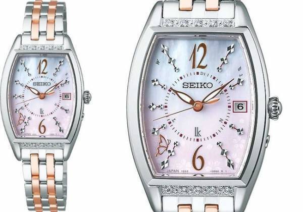 セイコーの「SAKURA Blooming」シリーズが今年も登場! 桜舞う庭園で蝶が優雅に飛ぶ様子をダイヤル上に表現