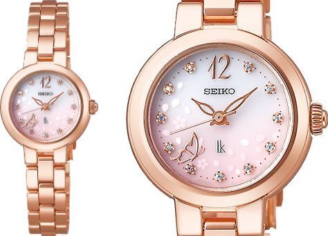 セイコーの「SAKURA Blooming」シリーズが今年も登場! 桜舞う庭園で蝶が優雅に飛ぶ様子をダイヤル上に表現