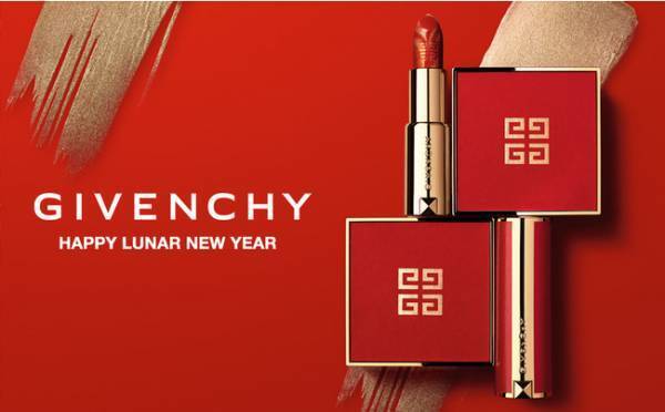 力強いレッドとゴールドに彩られた限定アイテム。「ルージュ・ジバンシイ」にルナ ニュー イヤー エディションが登場