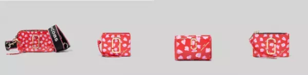 バレンタインシーズンにぴったりなハートプリント。マーク ジェイコブスから「ダブル J」をフロントにあしらった新作が登場