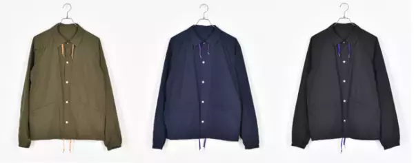 ブランドネームタグのグラフィックをバックプリント。kolorから限定コーチジャケットが登場