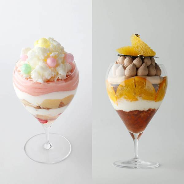 バレンタイン気分を高めるビジュアルの美しさ。エンポリオ アルマーニ カフェ表参道の大人気メニュー「月替わりのパフェ」