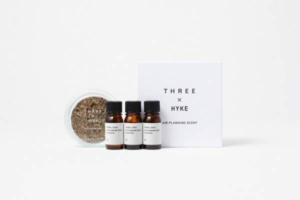 THREE×HYKEのルームフレグランスが発売。心地良さをまとう、パーソナルな香りの体験を