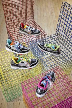 強いインパクトを放つ魅力的なデザイン。ルイ・ヴィトンから21春夏メンズコレの新作「LVトレイナー アップサイクリング」発売開始