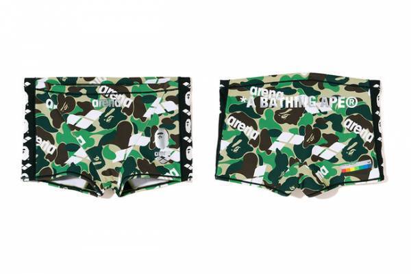 ベイプがスイムウエアブランド「arena」とコラボ。スイムキャップやビート板などインパクト大なデザイン