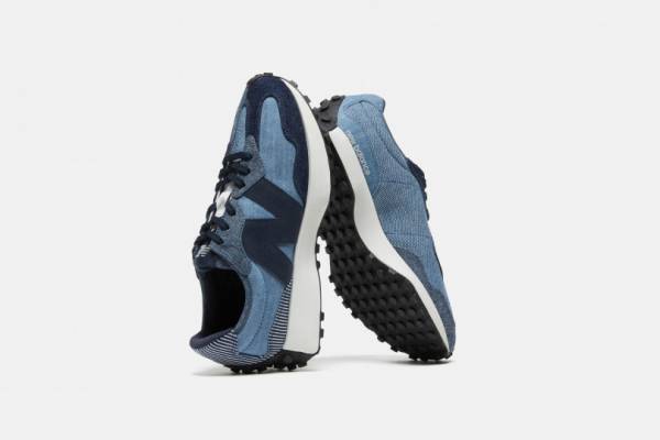 ニューバランス「327」2021春夏新作、様々な素材や色を組み合わせたパッチワークをイメージ