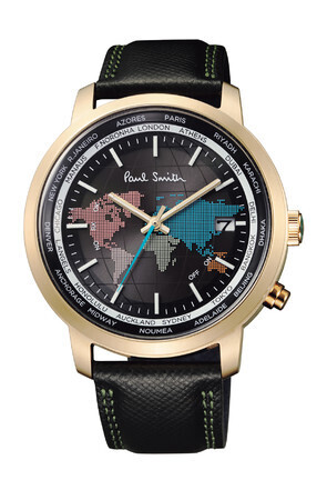 ポール・スミスの新作ウォッチは世界各都市の時刻表示やソーラーテックなど旅にふさわしい機能を搭載
