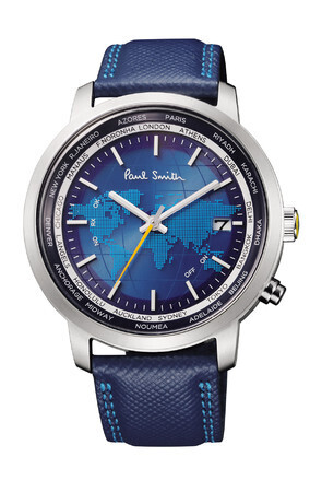 ポール・スミスの新作ウォッチは世界各都市の時刻表示やソーラーテックなど旅にふさわしい機能を搭載