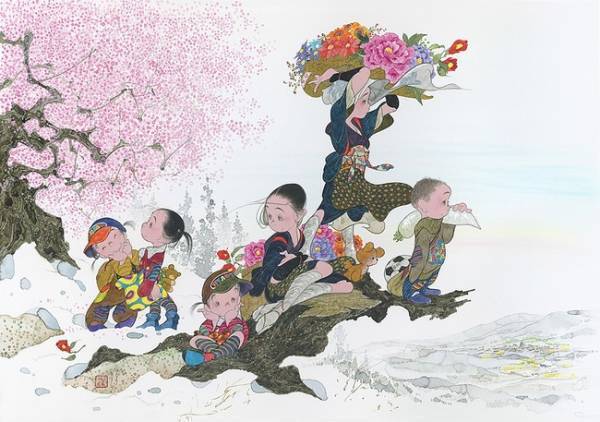 どこか懐かしく日本人の心の中にある「ふるさと」の心象風景。中島 潔の絵画展を銀座三越で開催