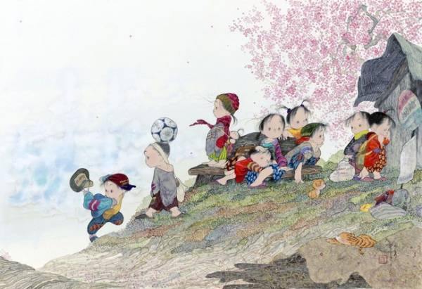 どこか懐かしく日本人の心の中にある「ふるさと」の心象風景。中島 潔の絵画展を銀座三越で開催