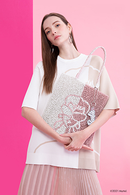 様々なアイテムにバービーフェイスのグラフィックを表現。アンテプリマ×バービーのコラボコレクション発売