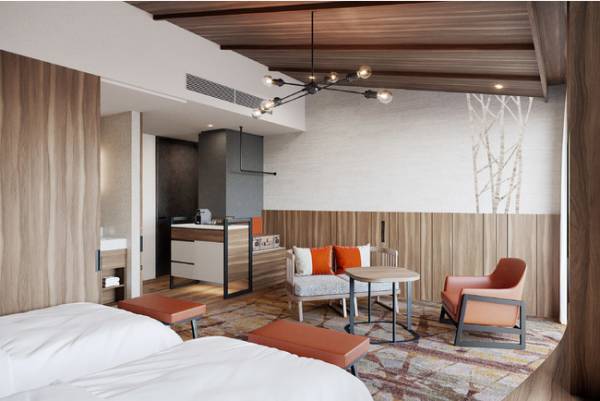 軽井沢を拠点としたリゾートワーケーションを提案。軽井沢プリンスホテルが客室棟と温泉棟を新設