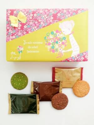 フランスが舞台のシェリとシニョンが可愛くてお洒落なパッケージに。ブールミッシュのホワイトデー