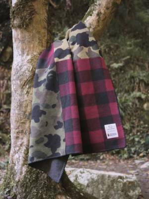 ベイプとウールリッチが初コラボ! 伝統のバッファローチェックとBAPE® CAMOをブレンドさせたデザインに