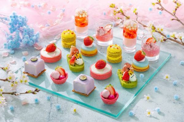 コンラッド東京で桜の季節限定メニューを堪能。春の代名詞「桜」が随所にちりばめられた特別メニューがラインアップ