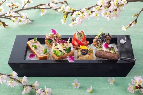 コンラッド東京で桜の季節限定メニューを堪能。春の代名詞「桜」が随所にちりばめられた特別メニューがラインアップ
