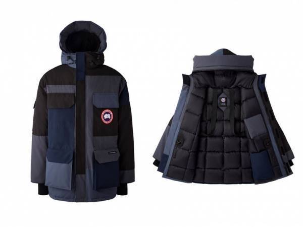 カナダグースから日本限定の「パッチワーク パーカ」が登場。余剰生地をアップサイクルしたパッチワークのようなデザイン