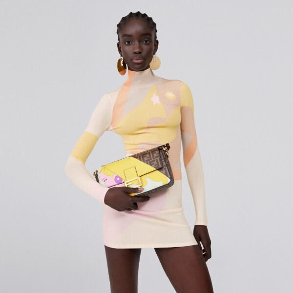 アントニオ・ロペスのイラストが施されたフェンディ「ピーカブー」と「バゲット」が登場