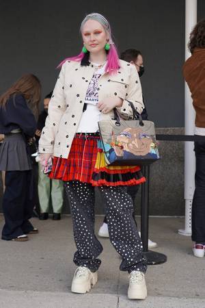 オフランウェイはY2Kスタイル! 2022年秋冬NYファッションウィークのオシャレ業界人スナップ【From cities 世界の都市に憧れて vol.29】