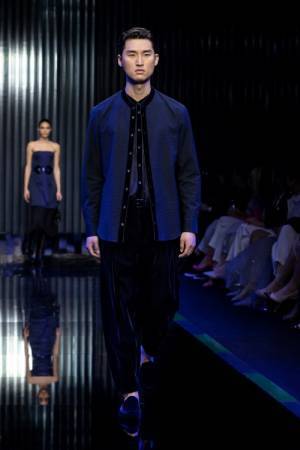 【ルック】ジョルジオ アルマーニ 2022-23秋冬 メンズ＆ウィメンズ コレクション