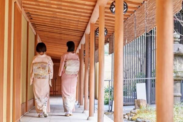 春色の着物を纏い、桜咲く嵐山で過ごす優雅な一日。翠嵐 ラグジュアリーコレクションホテル 京都がおくる宿泊プラン