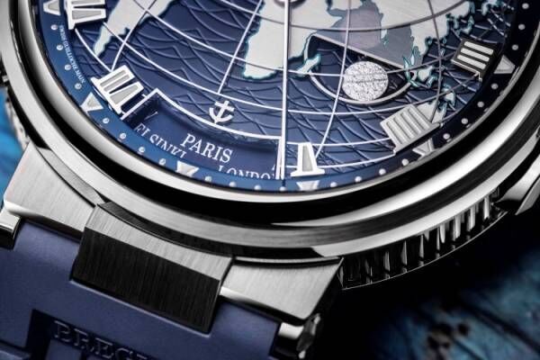 技術とデザインの偉業がひとつになった精密時計。ブレゲ 「マリーン オーラ・ムンディ 5557」