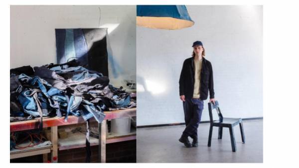 G-Star RAWが新たなアートプラットフォーム「The Art of RAW」を発表。若いデザイナーとデニム廃材を利用したアート作品を制作