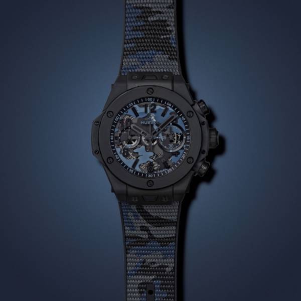 ウブロからユニークな日本限定モデル「ビッグ・バン ウニコ オールブラック ブルーカモ 」 が登場