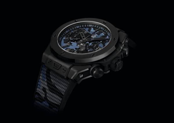 ウブロからユニークな日本限定モデル「ビッグ・バン ウニコ オールブラック ブルーカモ 」 が登場