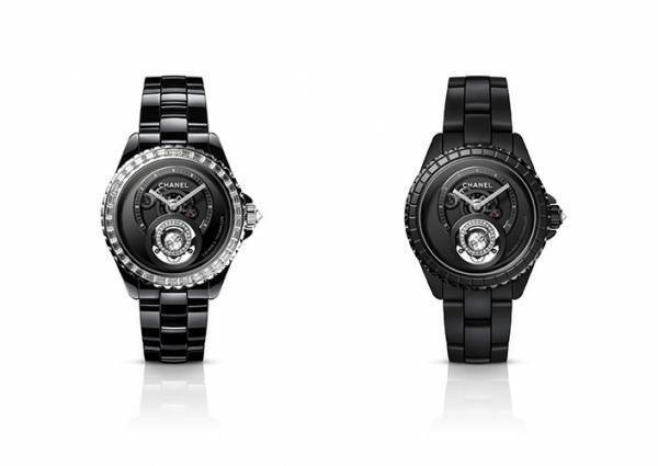 シャネル初の自社製フライングトゥールビヨンを搭載した新作「J12 ダイヤモンド トゥールビヨン」が登場