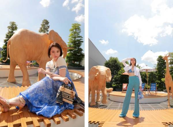 ディオール「DIORIVIERA POP-UP」がGINZA SIXの屋上庭園にオープン。玉城ティナや朝比奈彩らが来場