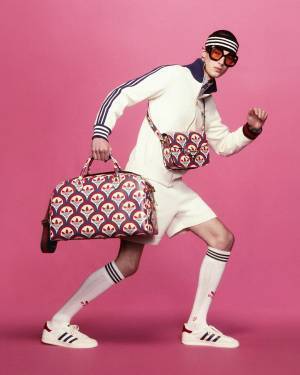 アディダス×グッチのポップアップが新宿伊勢丹ほかでスタート。グッチならではのサルトリアルが息づくストリートウエアに