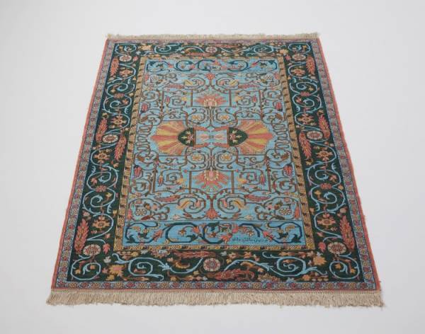 銀座和光が時計塔90年記念の「ペルシャ絨毯」を販売。イランのソレマニエ・フィニィ工房が特別にデザイン・制作