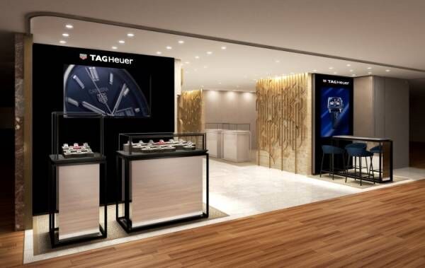 タグ・ホイヤー「モナコ」コレクションにフォーカスしたブランド初のコンセプトショップが伊勢丹新宿店5階にオープン