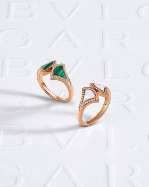 ローマのクリエイティブなヘリテージに深く根ざした扇形のデザイン。ブルガリ ディーヴァ ドリーム コレクション 2022年新作