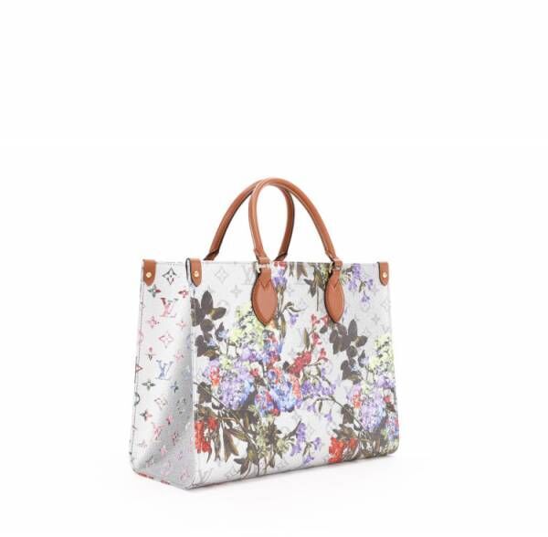モノグラム·パターンを背景に咲き乱れる花々。フラワープリントが美しいルイ・ヴィトンの新作バッグ「LV ガーデン」