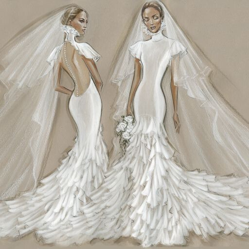 ジェニファー・ロペスが結婚式に選んだのは「ラルフ ローレン」のドレス