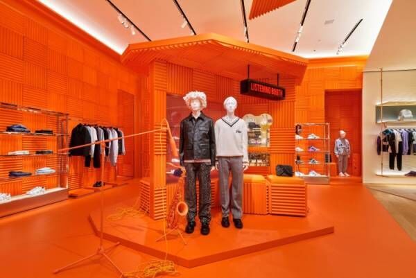 ルイ・ヴィトンがLV フォール・コレクションを発売。渋谷メンズ店がレコーディングスタジオをイメージした空間に