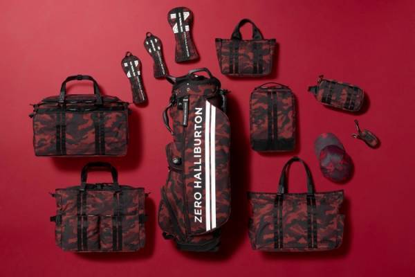 ゼロハリバートンのゴルフコレクションで人気のコーデュラシリーズに新色のレッドカモが登場