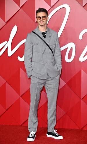 ディオールを纏ったロメオ・ベッカムがブリティッシュ・ファッション・アワード2022に登場
